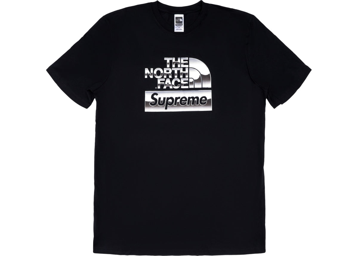 Supreme The North Face Metallic Logo T-Shirt Black – vortexstore