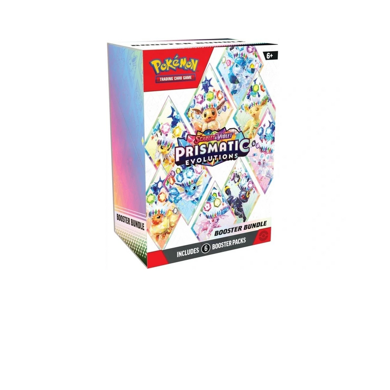 Pokémon TCG Prismatic Evolutions Booster bundle (6 booster packů)