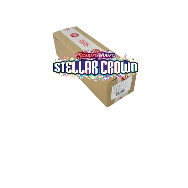 Pokémon TCG Stellar Crown 6 Booster Box Case sealed