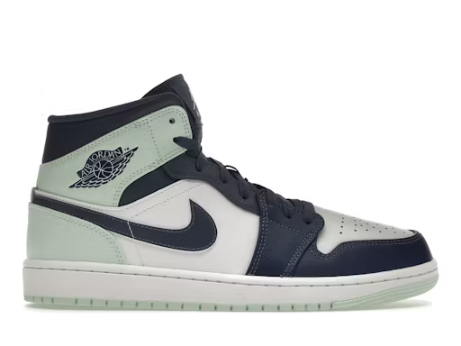 Jordan 1 Mid Mystic Navy Mint Foam