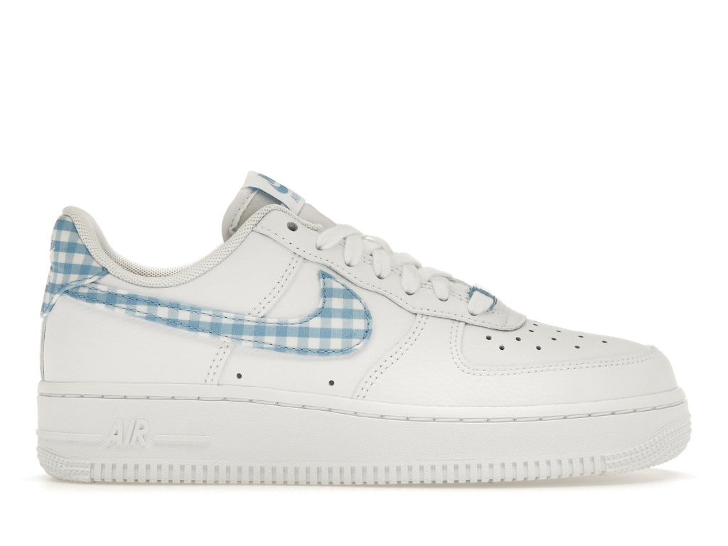 Nike Air Force 1 Low '07 Essential White University Blue Gingham