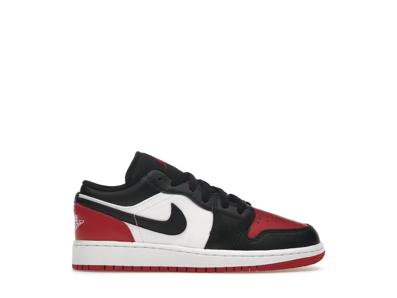 Jordan 1 Low Bred Toe 2.0 (GS)