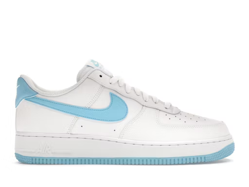 Nike Air Force 1 Low '07 White Aquarius Blue