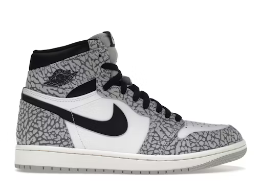 Jordan 1 Retro High OG White Cement