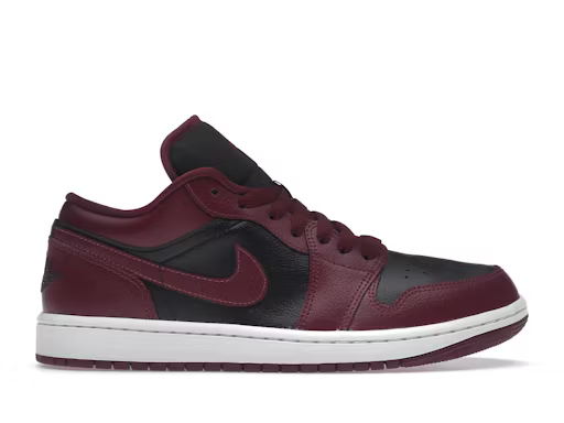 Jordan 1 Low Black Dark Beetroot (W)